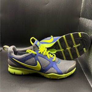 Nike In-Season TR2 Training Shoes Volt Gray Blue Women’s Size 8 525737-019